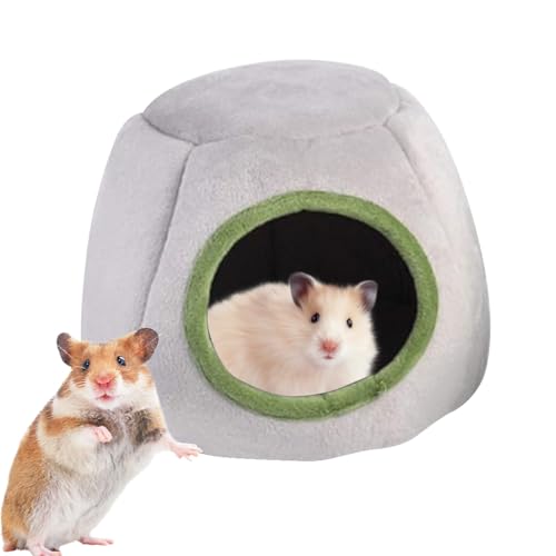 Qpets Small Pets Cave, Guinea Pig Cave, Small Pets Plush Winter Cave Sleeping Bed Hiding Cave with Remove Plush Pad Winter Soft Warm Small Pet Cave for Guinea Pig, Ferret, Hedgehog Qpets Small Pets Cave, Guinea Pig Cave, Small Pets Plush Winter Cave Sleeping Bed Hiding Cave with Remove Plush Pad Winter Soft Warm Small Pet Cave for Guinea Pig, Ferret, Hedgehog